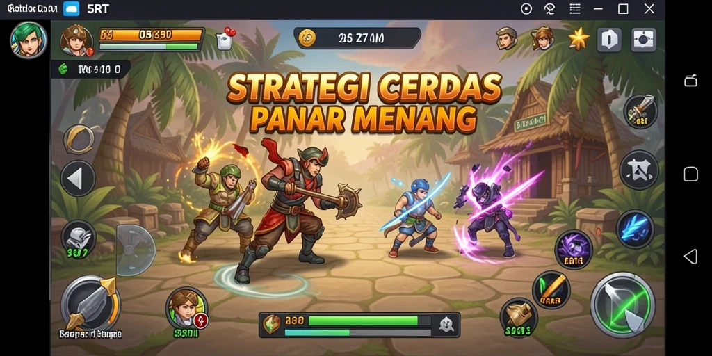 Tampilan gameplay menarik dan menantang dari 5RT.