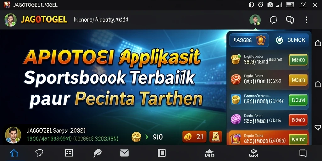 Tampilan gameplay menarik dari aplikasi Sportsbook JAGOTOGEL.