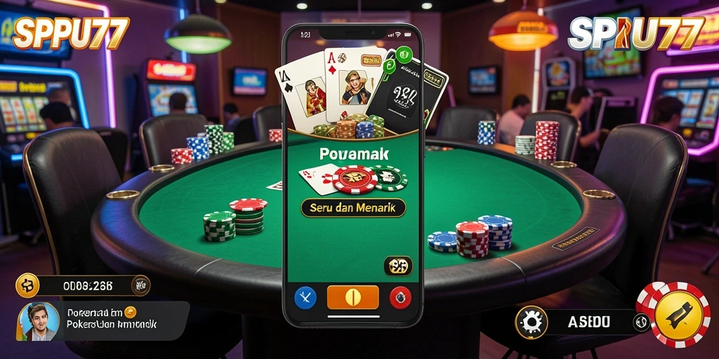 Screenshot menampilkan gameplay seru dalam aplikasi SPBU77.