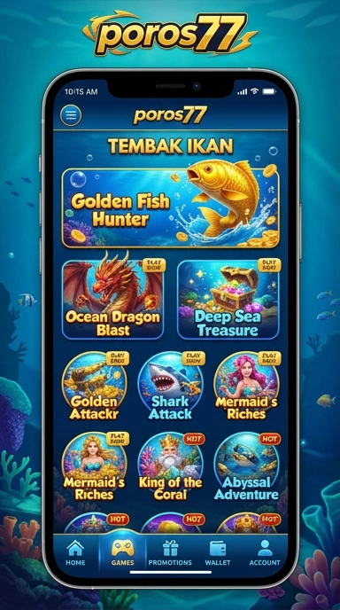 Informasi detail aplikasi yang tersedia di poros77.